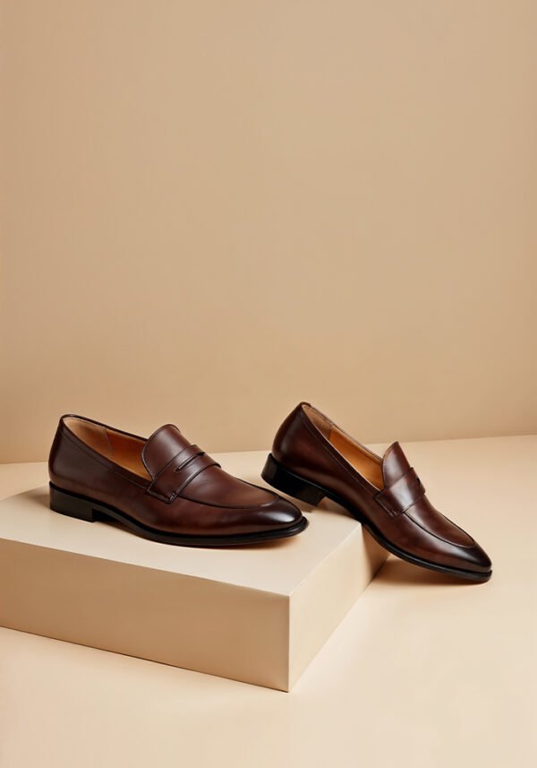 Minimal Leather Loafers