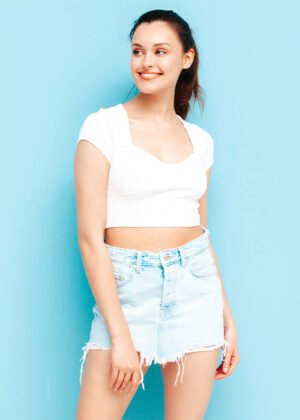 Casual Denim Skirt